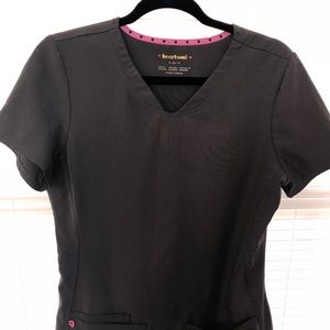 Black heartsoul women’s scrubs